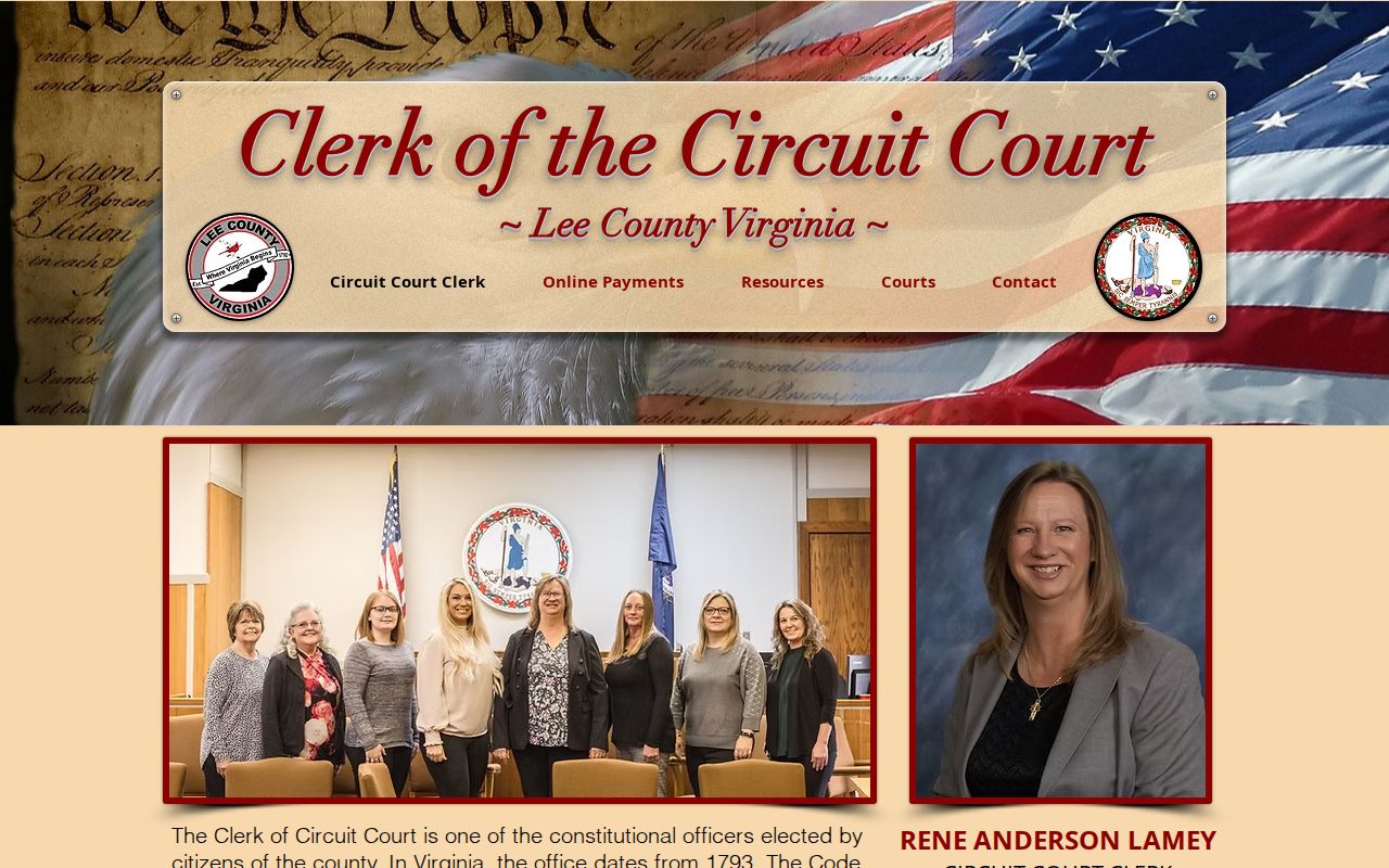 Lee County bench warrant records, Circuit Clerk public records room