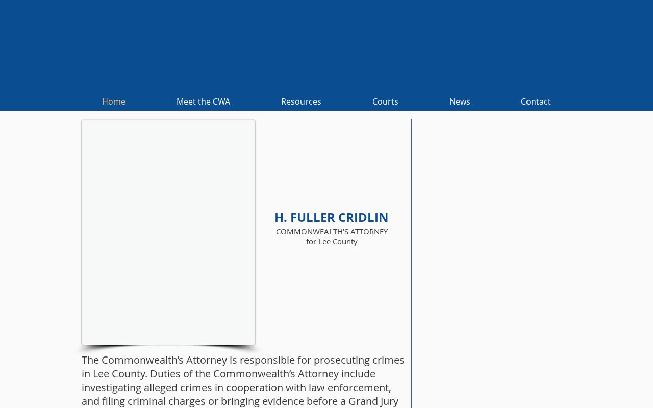 Lee County arrest warrant records, Commonwealth's Attorney public office